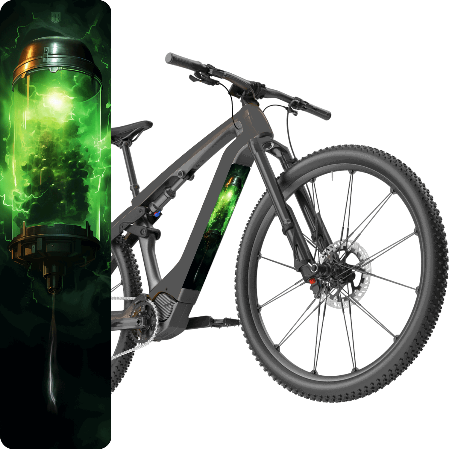 akku cube fahrrad Reaktor - Akku Abdeckung Cover Universal / Schutzfolie / für alle E-Bi – Sons of Battery®