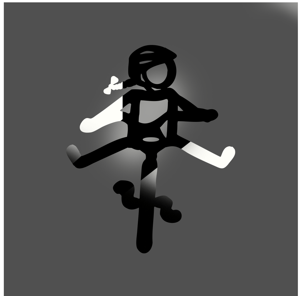 Sons of Battery® - E-MTB Brand & Community Folien & Sticker Reflektierend Schwarz / 5 x 4 cm / Weiblich (HELMine) Kleiner Mensch auf Rad mit Helm! HELMut / HELMine Kreativer Vinyl-Aufkleber für Rennrad, Mountainbike, Material: Vinylaufkleber E-Bike-Community