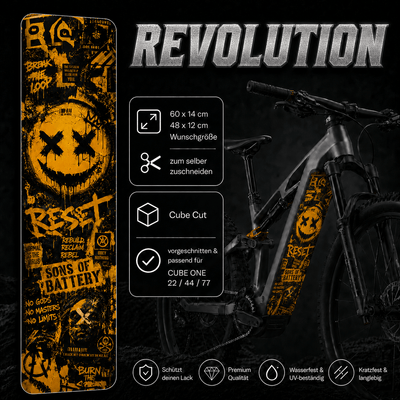 Revolution -  Akku Abdeckung Cover Universal / Cube