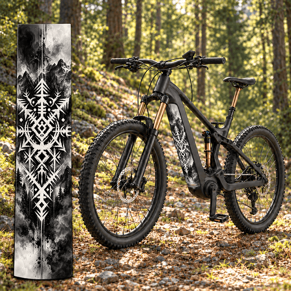 Sons of Battery® - E-MTB Brand & Community Folien & Sticker Runensiegel – E-Bike Akku Sticker & Schutzfolie | Universal, Wunschgröße & CUBE Cut E-Bike-Community