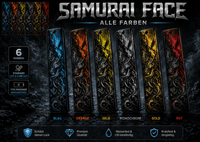 Sons of Battery® - E-MTB Brand & Community Folien & Sticker SAMURAI FACE -  Akku Abdeckung Cover Universal / Cube E-Bike-Community