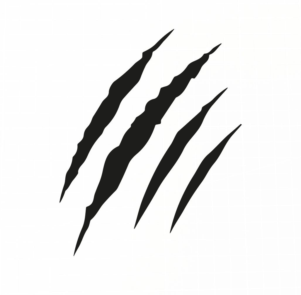 Sons of Battery® - E-MTB Brand & Community Folien & Sticker Schwarz / 15 x 18 cm Kratzer / Klaue / Monster E-Bike-Community