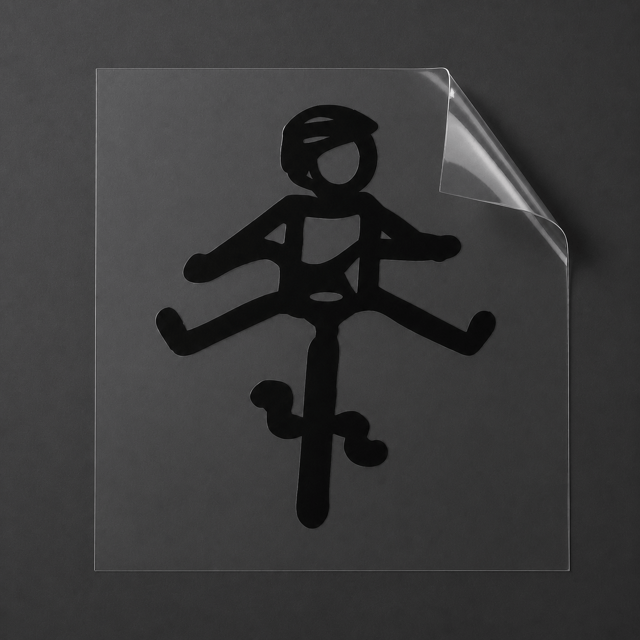 rad aufkleber rennrad Kleiner Mensch auf Rad mit Helm! HELMut / HELMine Kreativer Vinyl-Aufk – Sons of Battery®
