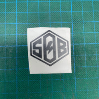 Sons of Battery - E-MTB Brand & Community Folien & Sticker Schwarz (Glanz) Diamond Vinyl Sticker - SoB - E-Bike-Community
