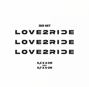 Love 2 Ride / Ride or Die - 3 mm / 6 mm font