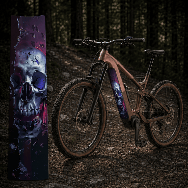 Sons of Battery® - E-MTB Brand & Community Folien & Sticker Skull 5 – E-Bike Akku Sticker & Schutzfolie | Universal, Wunschgröße & CUBE Cut E-Bike-Community