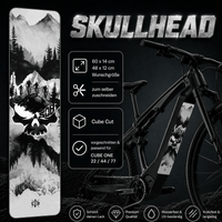 Sons of Battery® - E-MTB Brand & Community Folien & Sticker SKULLHEAD (Totenkopf Aufkleber) -  Akku Abdeckung Cover Universal / Schutzfolie / für alle E-Bikes E-Bike-Community