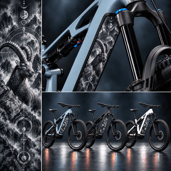 Sons of Battery® - E-MTB Brand & Community Folien & Sticker Steinbock – E-Bike Akkufolie | Universal & CUBE CUT ONE 22/44/77 E-Bike-Community