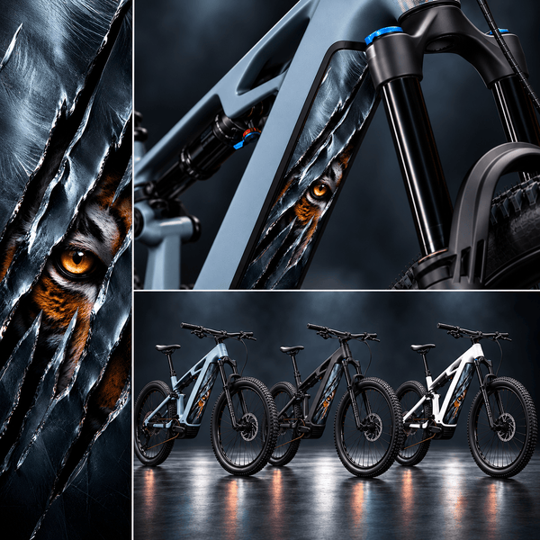 Sons of Battery® - E-MTB Brand & Community Folien & Sticker Tiger Claw – E-Bike Akku Sticker & Schutzfolie | Universal, Wunschgröße & CUBE Cut E-Bike-Community