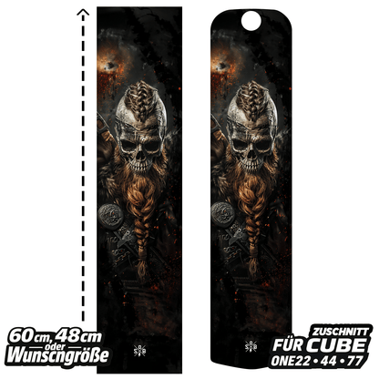 Sons of Battery® - E-MTB Brand & Community Folien & Sticker Tot / Cubecut (ONE22/44/77) Viking (Dead or alive)-  Akku Abdeckung Cover Universal / Schutzfolie / für alle E-Bikes E-Bike-Community