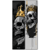 Sons of Battery® - E-MTB Brand & Community Folien & Sticker Totenkopf Krone -  Akku Abdeckung Cover Sticker Universal / Schutzfolie / für alle E-Bikes, Cube co. E-Bike-Community