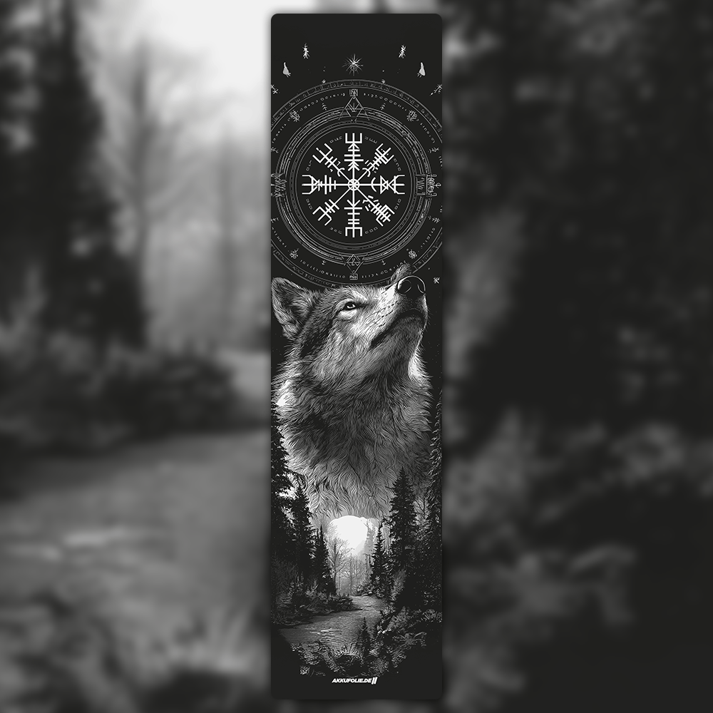 Sons of Battery® - E-MTB Brand & Community Folien & Sticker Vegvisir -  Akku Abdeckung Cover Sticker E-Bike-Community