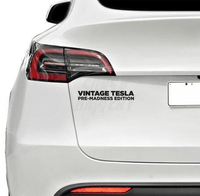 Sons of Battery® - E-MTB Brand & Community Folien & Sticker VINTAGE TESLA – PRE-MADNESS EDITION | Premium Vinyl Sticker E-Bike-Community