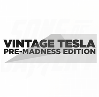 Sons of Battery® - E-MTB Brand & Community Folien & Sticker VINTAGE TESLA – PRE-MADNESS EDITION | Premium Vinyl Sticker E-Bike-Community