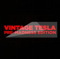 Sons of Battery® - E-MTB Brand & Community Folien & Sticker VINTAGE TESLA – PRE-MADNESS EDITION | Premium Vinyl Sticker E-Bike-Community