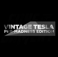 Sons of Battery® - E-MTB Brand & Community Folien & Sticker VINTAGE TESLA – PRE-MADNESS EDITION | Premium Vinyl Sticker E-Bike-Community