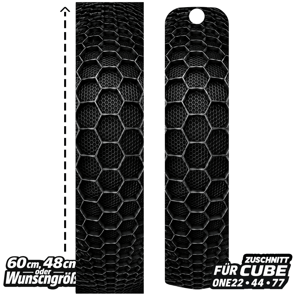 Waben -  Akku Abdeckung Cover Universal / Cube
