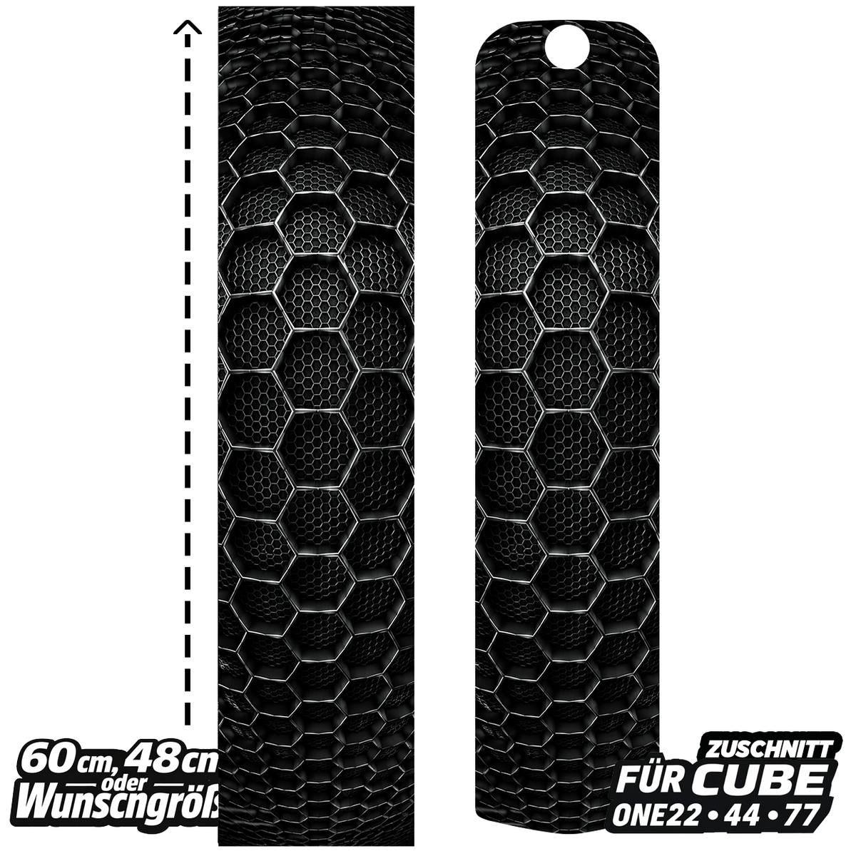 Sons of Battery® - E-MTB Brand & Community Folien & Sticker Waben -  Akku Abdeckung Cover Universal / Cube E-Bike-Community
