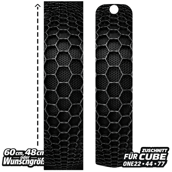 Sons of Battery® - E-MTB Brand & Community Folien & Sticker Waben -  Akku Abdeckung Cover Universal / Cube E-Bike-Community