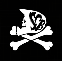 Sons of Battery® - E-MTB Brand & Community Folien & Sticker Weiß / 5 x 5 cm BREMSENMANN -  FOLIE (Halloween Limited) E-Bike-Community