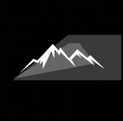 Sons of Battery - E-MTB Brand & Community Folien & Sticker Weiß / Mountain 3 Mountain / Berg -  Vinyl Sticker / Aufkleber E-Bike-Community