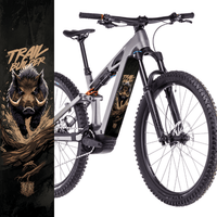 Sons of Battery® - E-MTB Brand & Community Folien & Sticker Wunschgröße Trail Builder Wildschwein -  Akku Abdeckung Cover Sticker Universal / Schutzfolie / für alle E-Bikes, Cube co. E-Bike-Community