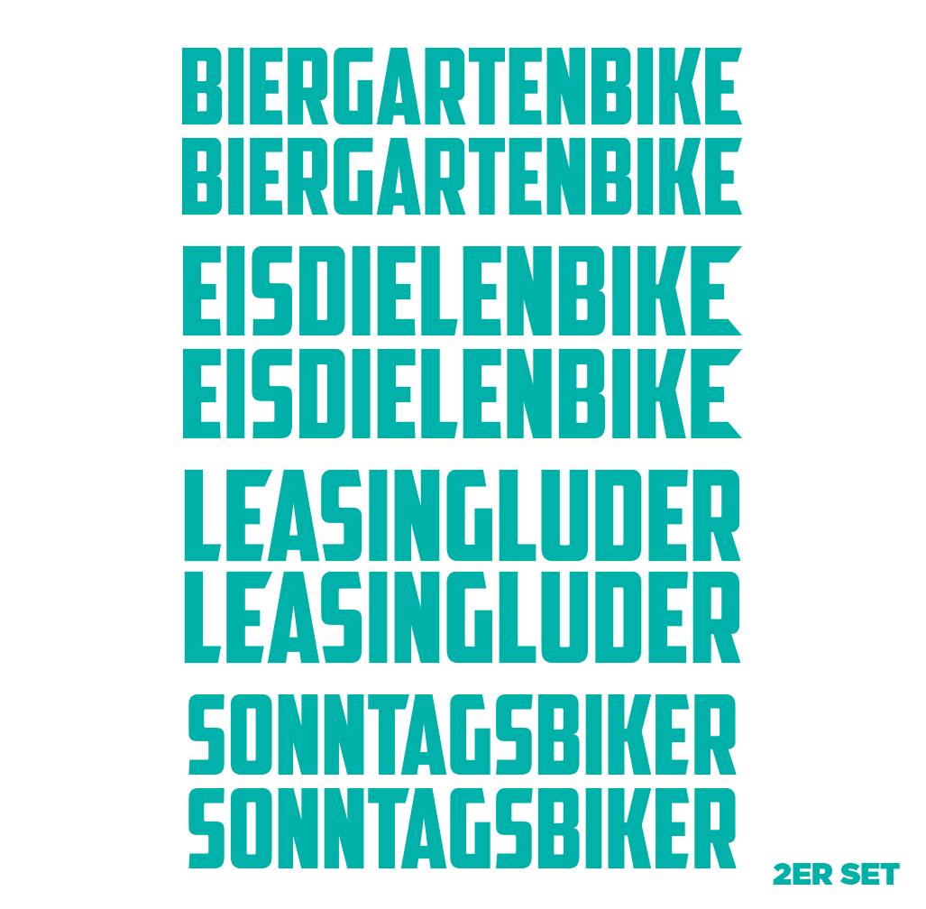 Sons of Battery - E-MTB Brand & Community Folien Türkis / Eisdielenbike EISDIELENBIKE / BIERGARTENBIKE / SONNTAGSBIKE / LEASINGLUDER E-Bike-Community