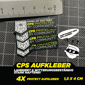 CPS PROTECTION Sticker 4er Pack - SoB -