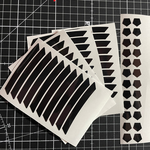 Rim reflector set (64 stickers)