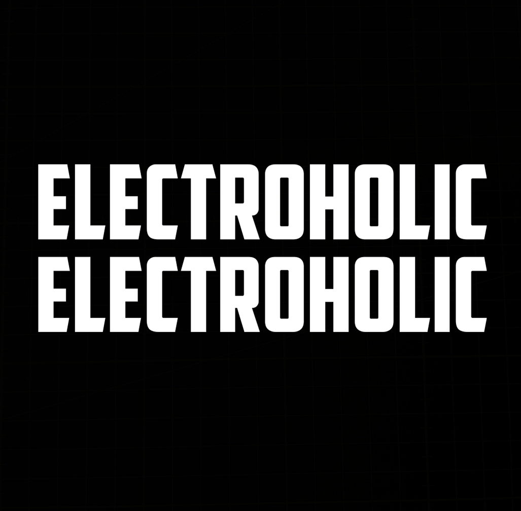 Sons of Battery - E-MTB Brand & Community Folien Weiss (Glanz) / 1.6 cm x 10 cm Electrohlic - Folienaufkleber E-Bike-Community