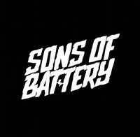Sons of Battery - E-MTB Brand & Community Folien Weiss Glanz / Sons Signature Sisters / Sons - Folienaufkleber - SoB - E-Bike-Community