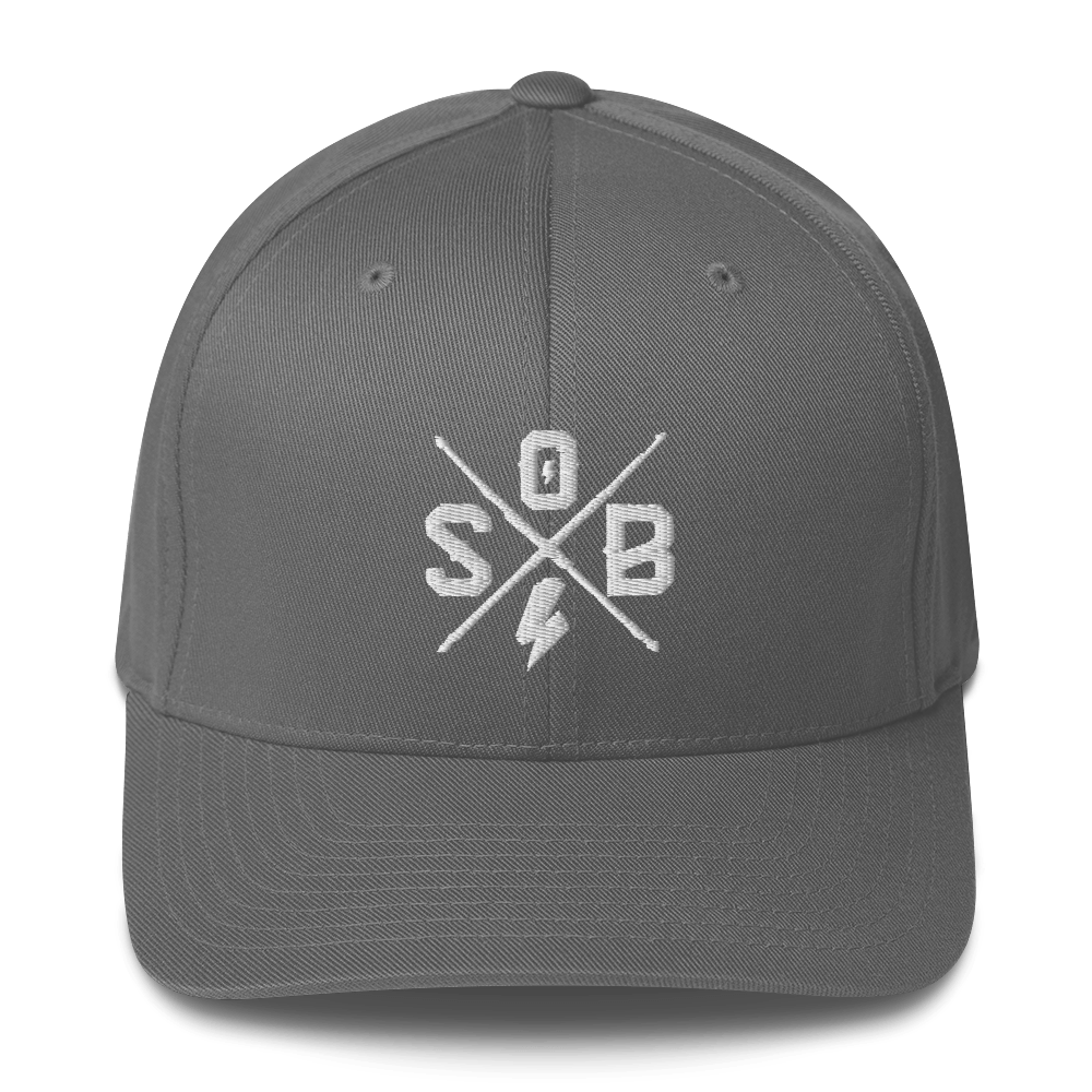 Sons of Battery® - E-MTB Brand & Community Grau / S/M SOB - Flexfit E-Bike-Community