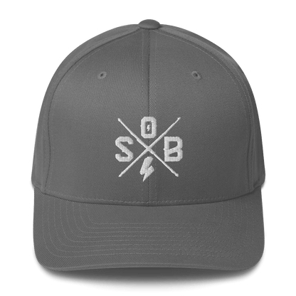 Sons of Battery® - E-MTB Brand & Community Grau / S/M SOB - Flexfit E-Bike-Community