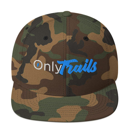 Sons of Battery® - E-MTB Brand & Community Grün Camouflage Onlytrails - Snapback-Cap E-Bike-Community