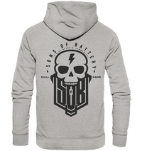 Sons of Battery® - E-MTB Brand & Community Hoodies Heather Grey / XS SoB Skullgang - Organic Hoodie E-Bike-Community