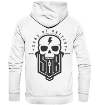 Sons of Battery® - E-MTB Brand & Community Hoodies White / XS SoB Skullgang - Organic Hoodie E-Bike-Community