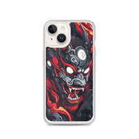 Sons of Battery® - E-MTB Brand & Community iPhone 14 Dämon - Transparente iPhone®-Hülle mit MagSafe® E-Bike-Community