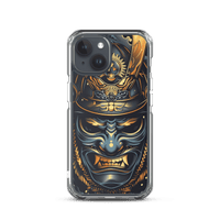 Sons of Battery® - E-MTB Brand & Community iPhone 15 Samurai - Original Transparente iPhone®-Hülle mit MagSafe® E-Bike-Community