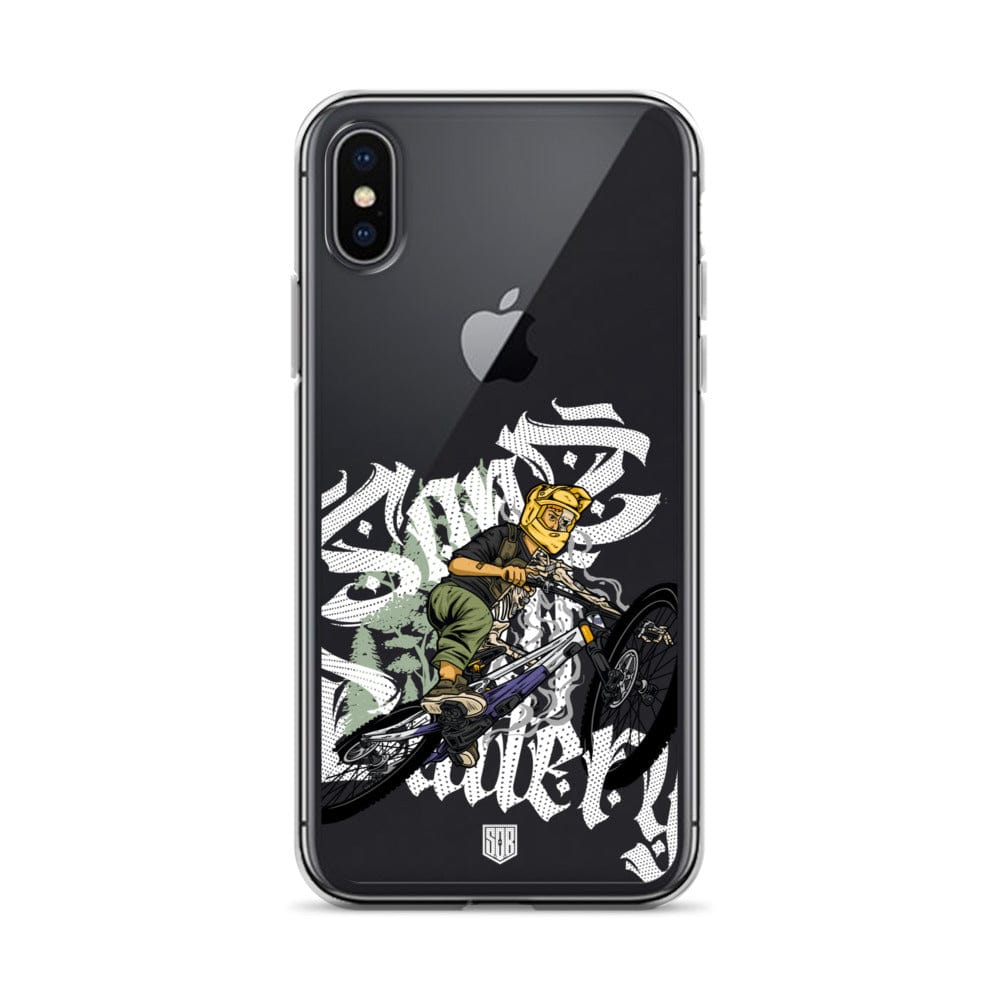Sons of Battery® - E-MTB Brand & Community iPhone X/XS Shred or Alive Brush - iPhone-Hülle E-Bike-Community