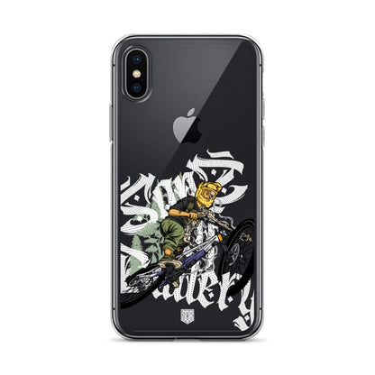 Sons of Battery® - E-MTB Brand & Community iPhone X/XS Shred or Alive Brush - iPhone-Hülle E-Bike-Community