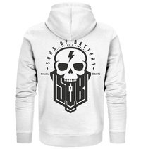 Sons of Battery® - E-MTB Brand & Community Jacken/ Zipper White / S SoB Skullgang - Organic Zipper E-Bike-Community