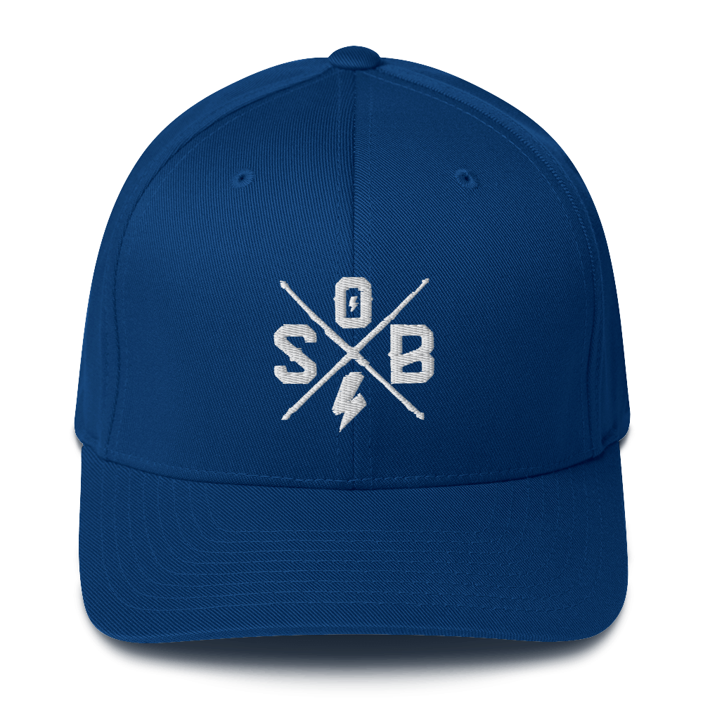 Sons of Battery® - E-MTB Brand & Community Königsblau / S/M SOB - Flexfit E-Bike-Community