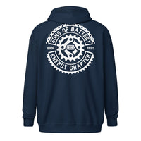 Sons of Battery® - E-MTB Brand & Community Navy / S Original Sons of Battery - Unisex Heavy-Blend Zip Hoodie E-Bike-Community