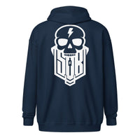 Sons of Battery® - E-MTB Brand & Community Navy / S Skuillgang - Unisex Heavy-Blend Zip Hoodie E-Bike-Community