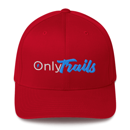 Sons of Battery® - E-MTB Brand & Community Rot / S/M OnlyTrails - Flexfit Cap E-Bike-Community