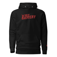 Sons of Battery® - E-MTB Brand & Community S Bestickter - Oldschool - Unisex-Kapuzenpullover E-Bike-Community