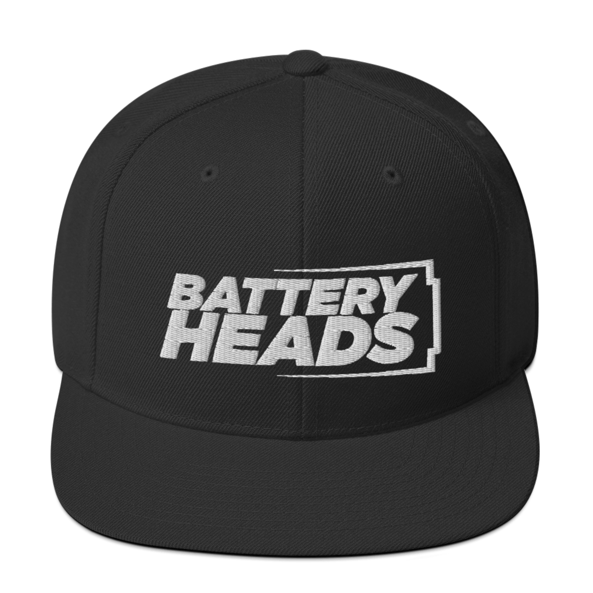Sons of Battery® - E-MTB Brand & Community Schwarz Battery Heads - Snapback-Cap E-Bike-Community