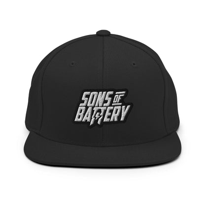 Sons of Battery® - E-MTB Brand & Community Schwarz BOLD Snapback E-Bike-Community