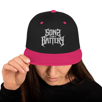 Sons of Battery® - E-MTB Brand & Community Schwarz/ Neonpink Sons of Battery 2 Snapback-Cap E-Bike-Community
