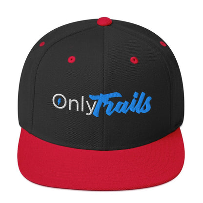 Sons of Battery® - E-MTB Brand & Community Schwarz/ Rot Onlytrails - Snapback-Cap E-Bike-Community